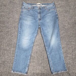 Signature Levi Strauss & Co S67 Athletic Mens Jeans W42 L30 Blue Denim